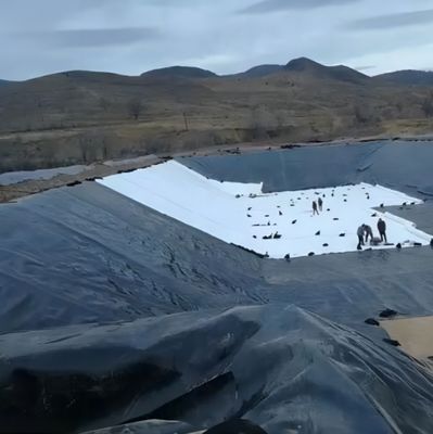 Rollo de geomembrana de HDPE de 1 mm para la piscicultura 1m-8m Ancho de cruz Consolidación de categorías