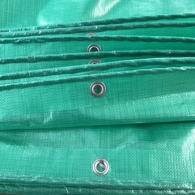 500D Yarn Count Verde PE Tarpaulin Resistente al sol e impermeable para actividades al aire libre