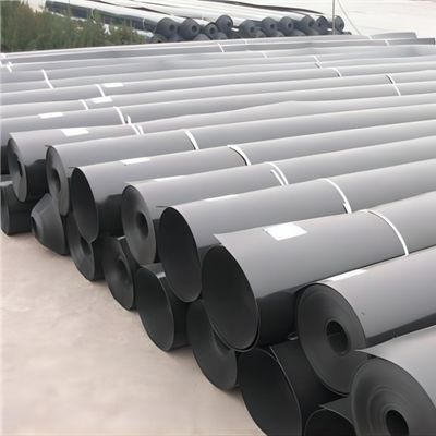 0.2mm-2.8mm espesor negro Geomembrana antienvejecimiento impermeable para vertederos