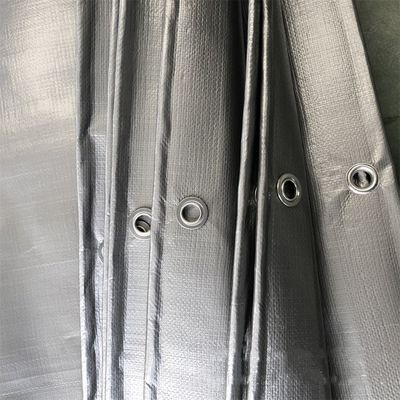 Alta dureza superficial Plata gris tejido de polietileno PE