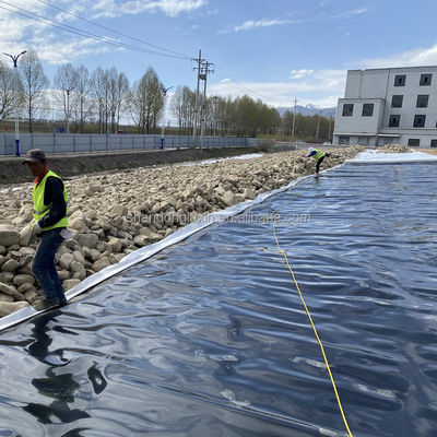 Inspección in situ de la geomembrana de HDPE Servicio posventa para piscifactorías y revestimiento de estanques