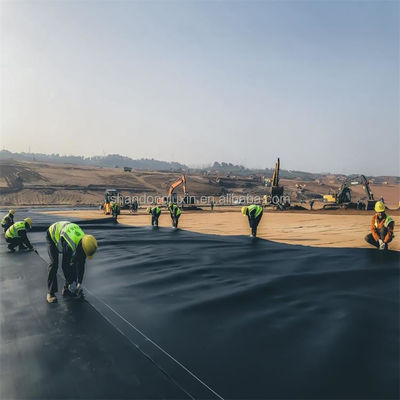 LLDPE Reservoir Liner 1.5mm para presa de plástico Hoja de geomembrana HDPE 50-200m de longitud