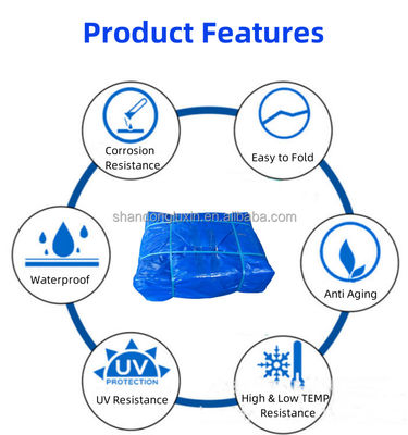 A prueba de humedad a prueba de sol e impermeable Tarpaulin industrial PE perfecto para todas las necesidades