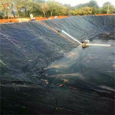 Protección del medio ambiente Revestimiento de estanques de peces con geomembrana de HDPE 1 mm 2 mm para vertederos