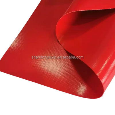 Tejido de tela recubierta de PVC impermeable para uso en la industria exterior