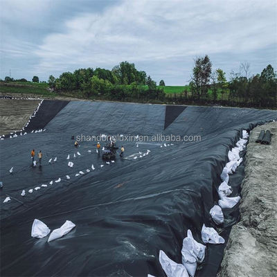 1.5mm Geomembrana de HDPE negro para la presa del lago Liner Liner de la granja Estilo de diseño industrial