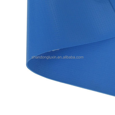 Cloruro de polivinilo resistente a los rayos UV Tarpaulin 0,8 mm-1,50 mm espesor 500D * 200D Cuenta de hilos