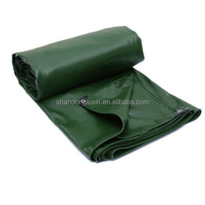 Tamaño personalizable Tarpaulin Material de PVC resistente a los rayos UV perfecto para cubrir el polvo