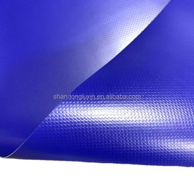 Tarpaulín de PVC azul para sombrillas exteriores con función de protección contra la lluvia y la luz solar