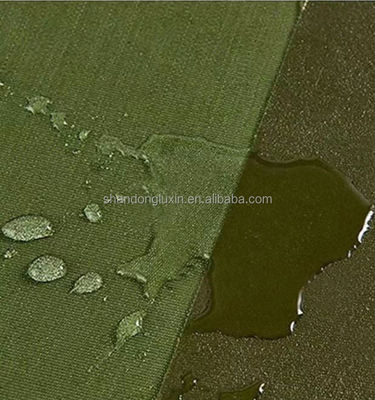 Tejido de lona revestido de PVC impermeable de peso medio para productos no tejidos