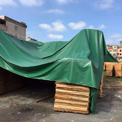 Revestimiento de lluvia de lonas de PVC recubierto para acampar Protección del refugio a prueba de agua