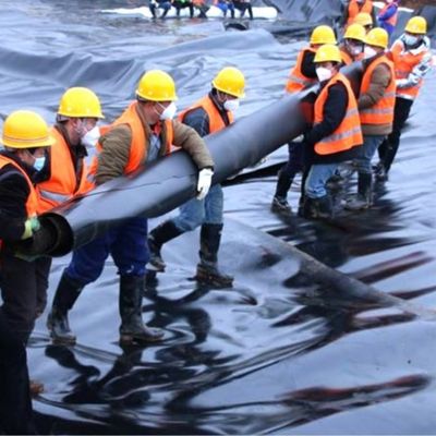 Revestidor de geomembrana de HDPE personalizable para granja de camarones de estanques de pescado en presa de depósitos mineros