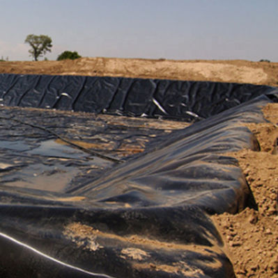 1Geomembranas de HDPE blanco negro de.5 mm para estanques de peces Laguna de lagos Liner de presa Liner de granja