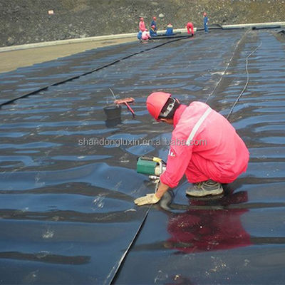 Geomembrana de HDPE impermeable para jardines en techos o estanques de camarones Duradera y duradera