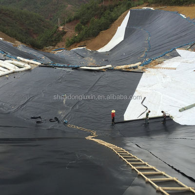 Geomembrana de HDPE impermeable para jardines en techos o estanques de camarones Duradera y duradera