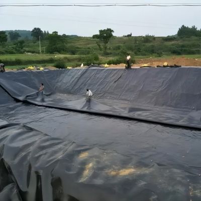 0.75mm Geomembrana HDPE impermeable para el tanque de lago artificial Liner de revestimiento de vertederos