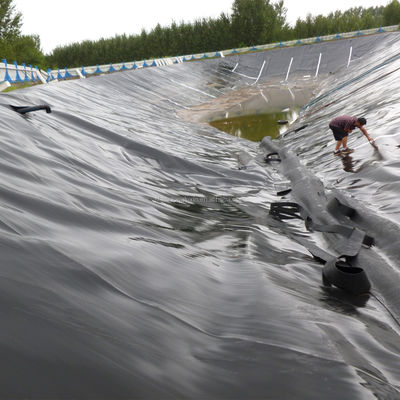 1.5mm HDPE Geomembrane Liner de estanque para piscifactoría al aire libre y estilo de diseño industrial