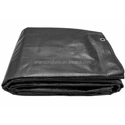 500D-1500D Número de hilos Materiales de carpa de telón con revestimiento en PE para protección impermeable