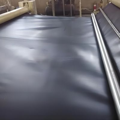 Superficie doble lisa PDPE Geomembrana para estanques de peces 0,5 mm para acuicultura