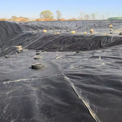 Rollo de geomembrana de HDPE de 1,5 mm blanco brillante para piscinas de piscifactoría de estanques de estanques de estanques