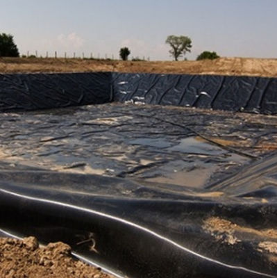 ASTM GRI-GM13 Estándar 1 mm 2 mm de geomembrana de HDPE para estanques de pescado para piscifactoría