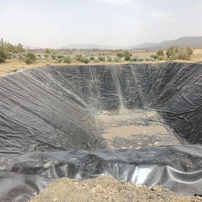 Geomembrana de HDPE impermeable para estanques de peces, resistente al revestimiento de estanques, para la superficie de las piscinas