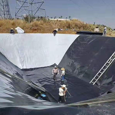 Geomembrana de HDPE impermeable para estanques de peces, resistente al revestimiento de estanques, para la superficie de las piscinas