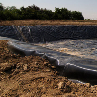 Geomembrana de HDPE impermeable para estanques de peces, resistente al revestimiento de estanques, para la superficie de las piscinas