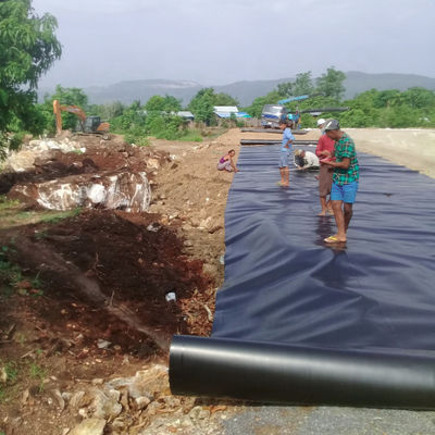 UV HDPE Liner para estanques Geomembrana a prueba de agua 1 mm de espesor para el forro de la presa por metro cuadrado