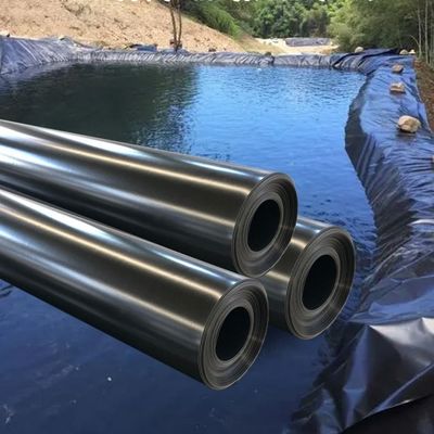 Geomembranas de 50-200m de longitud para el revestimiento de estanques de peces directamente de las fábricas en negro