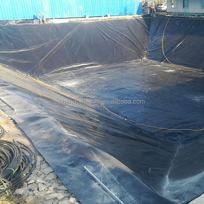 Rollo de geomembrana HDPE de 1 mm para revestimiento de estanques de peces y equipos de acuicultura