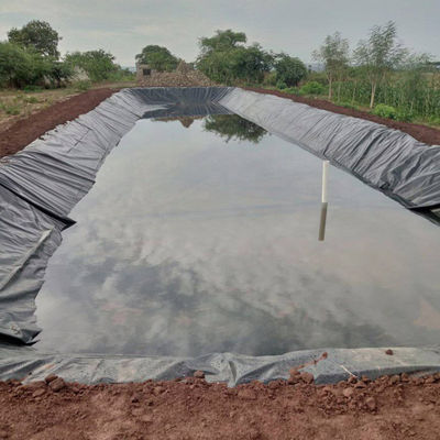 Geomembrana estándar ASTM GRI-GM13 para el revestimiento de vertederos de las represas de los tanques artificiales del lago