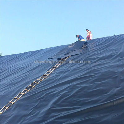 Geomembrana lisa prefabricada Geomembrana texturizada de 2 mm para diseño impermeable de HDPE