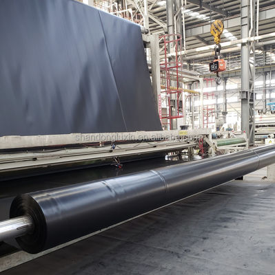 Geomembranas PVC LDPE HDPE Liner de estanque de peces Lintera de presa longitud 50-200m espesor 0.3mm-2.8mm