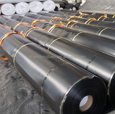 Geomembranas PVC LDPE HDPE Liner de estanque de peces Lintera de presa longitud 50-200m espesor 0.3mm-2.8mm
