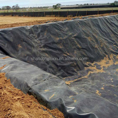 Geomembrana de polietileno EVA de alta densidad para impermeabilización de techos 0,5 mm 1 mm 2 mm Negro