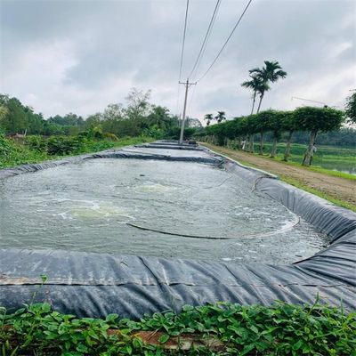 1.5mm Geomembrana de HDPE negra lisa para entornos exteriores