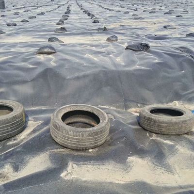 1.5mm Geomembrana de HDPE negra lisa para entornos exteriores