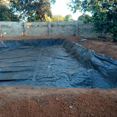 Geomembrana lisa de HDPE para acuicultura, revestimiento para estanques de peces de 0,3 mm, 0,5 mm y 0,8 mm de espesor