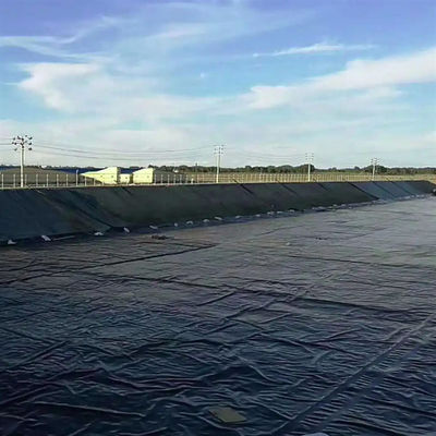 Geomembrana lisa de HDPE para acuicultura, revestimiento para estanques de peces de 0,3 mm, 0,5 mm y 0,8 mm de espesor