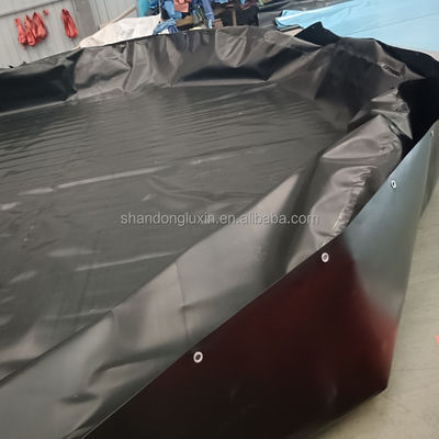 Geomembrana de 1-6m de ancho para el tanque de biogás anti filtración en la base y la carretera de la granja de cerdos