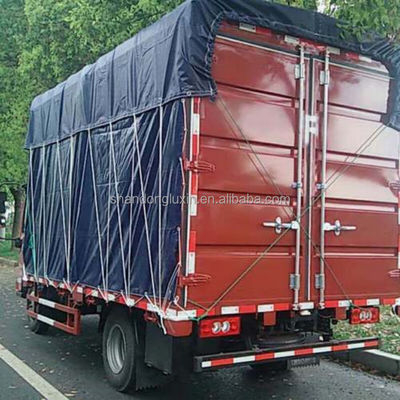 Tienda de cubierta de camión a prueba de agua de estilo de placas Tarpaulin de servicio pesado para instalaciones al aire libre