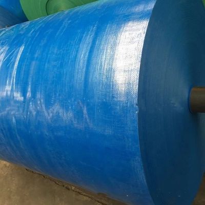 Retardante del fuego Tarpa azul PE de bandas ligeras para cubiertas de resistencia industrial