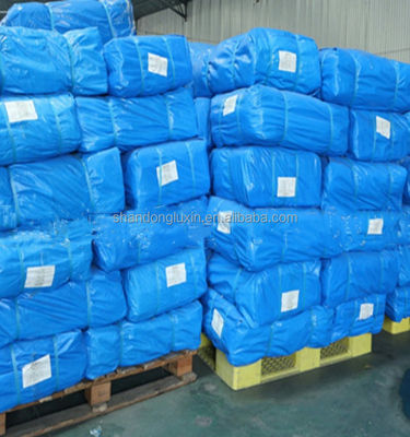 Retardante del fuego Tarpa azul PE de bandas ligeras para cubiertas de resistencia industrial