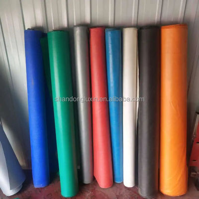 Capa de camión impermeable de lona revestida exterior de alta resistencia para carpa de techo y barco