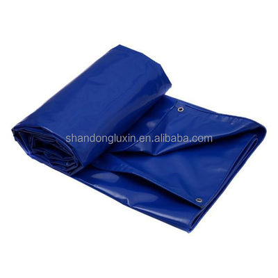 Capa de lonas de PVC de alta resistencia al desgarro para el transporte de carga de camiones a prueba de agua