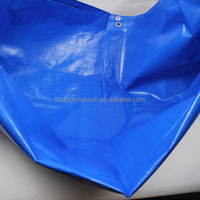 500D-1500D Cuenta de hilos Tarpaulín de lona recubierto de PE con protección UV para necesidades de trabajo pesado