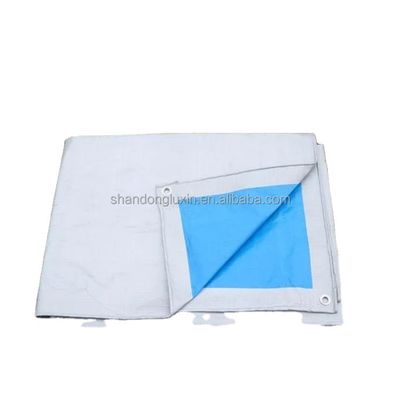 Rolos de lonas de color blanco PE para sombrillas exteriores, resistentes al agua y al sol con otros tejidos