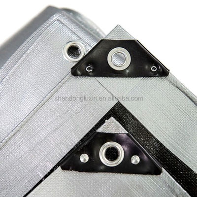Tarpa PE de peso ligero azul-plata con densidad de ojos 6*6-16*16 en el mercado de Vietnam