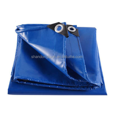 Hojas de lonas de plata azul PE ligeras y resistentes a las lágrimas para protección exterior